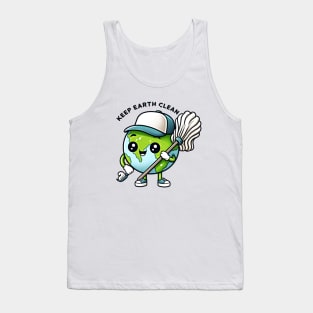 Keep Earth Clean, EARTH DAY design Tank Top